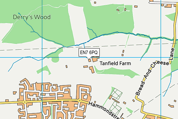 EN7 6PQ map - OS VectorMap District (Ordnance Survey) EN7 6PQ map - OS VectorMap District (Ordnance Survey)