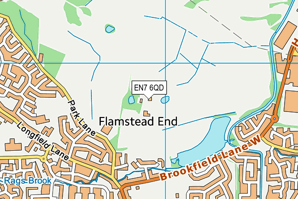 EN7 6QD map - OS VectorMap District (Ordnance Survey) EN7 6QD map - OS VectorMap District (Ordnance Survey)