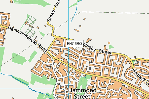 EN7 6RQ map - OS VectorMap District (Ordnance Survey) EN7 6RQ map - OS VectorMap District (Ordnance Survey)