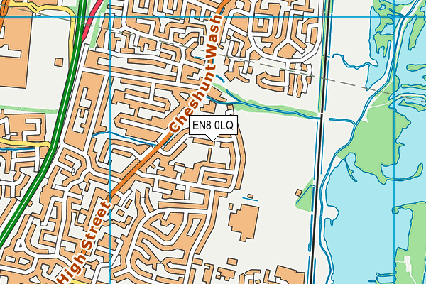 EN8 0LQ map - OS VectorMap District (Ordnance Survey) EN8 0LQ map - OS VectorMap District (Ordnance Survey)