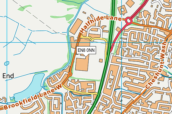 EN8 0NN map - OS VectorMap District (Ordnance Survey) EN8 0NN map - OS VectorMap District (Ordnance Survey)