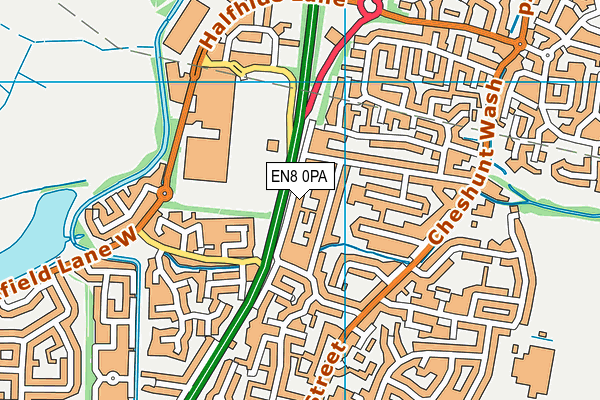 EN8 0PA map - OS VectorMap District (Ordnance Survey) EN8 0PA map - OS VectorMap District (Ordnance Survey)
