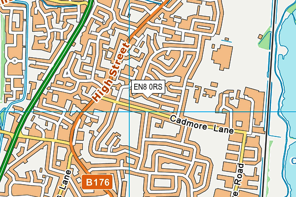 EN8 0RS map - OS VectorMap District (Ordnance Survey) EN8 0RS map - OS VectorMap District (Ordnance Survey)