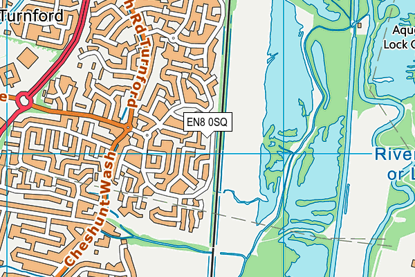 EN8 0SQ map - OS VectorMap District (Ordnance Survey) EN8 0SQ map - OS VectorMap District (Ordnance Survey)