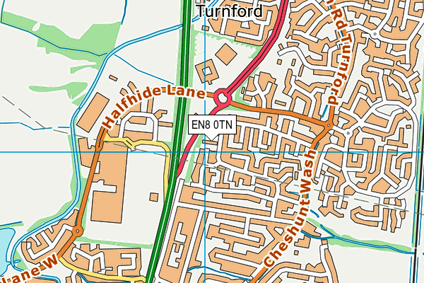 EN8 0TN map - OS VectorMap District (Ordnance Survey) EN8 0TN map - OS VectorMap District (Ordnance Survey)