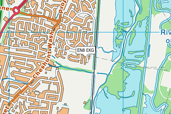EN8 0XG map - OS VectorMap District (Ordnance Survey) EN8 0XG map - OS VectorMap District (Ordnance Survey)