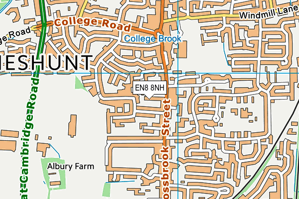 EN8 8NH map - OS VectorMap District (Ordnance Survey) EN8 8NH map - OS VectorMap District (Ordnance Survey)