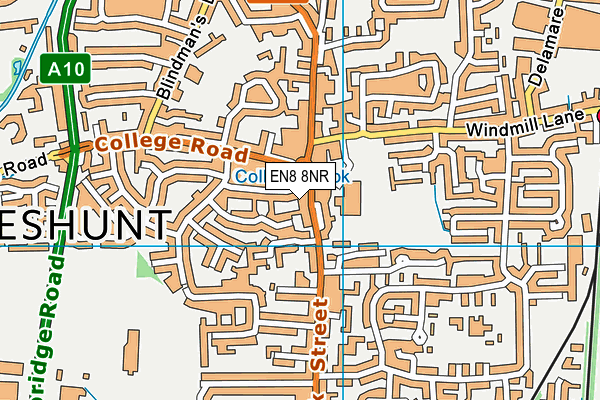 EN8 8NR map - OS VectorMap District (Ordnance Survey) EN8 8NR map - OS VectorMap District (Ordnance Survey)