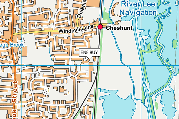 EN8 8UY map - OS VectorMap District (Ordnance Survey) EN8 8UY map - OS VectorMap District (Ordnance Survey)
