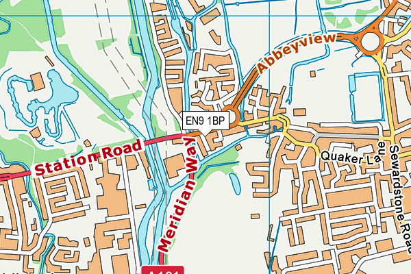 EN9 1BP map - OS VectorMap District (Ordnance Survey) EN9 1BP map - OS VectorMap District (Ordnance Survey)