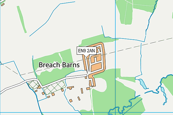 EN9 2AN map - OS VectorMap District (Ordnance Survey) EN9 2AN map - OS VectorMap District (Ordnance Survey)