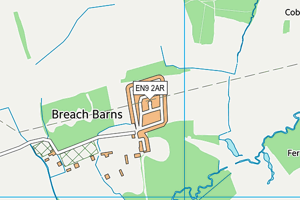 EN9 2AR map - OS VectorMap District (Ordnance Survey) EN9 2AR map - OS VectorMap District (Ordnance Survey)