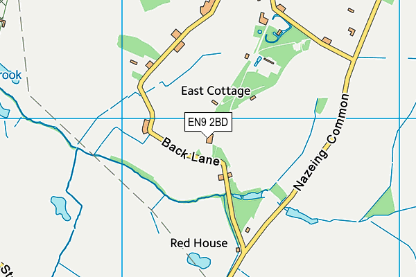 EN9 2BD map - OS VectorMap District (Ordnance Survey) EN9 2BD map - OS VectorMap District (Ordnance Survey)