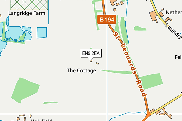 EN9 2EA map - OS VectorMap District (Ordnance Survey) EN9 2EA map - OS VectorMap District (Ordnance Survey)