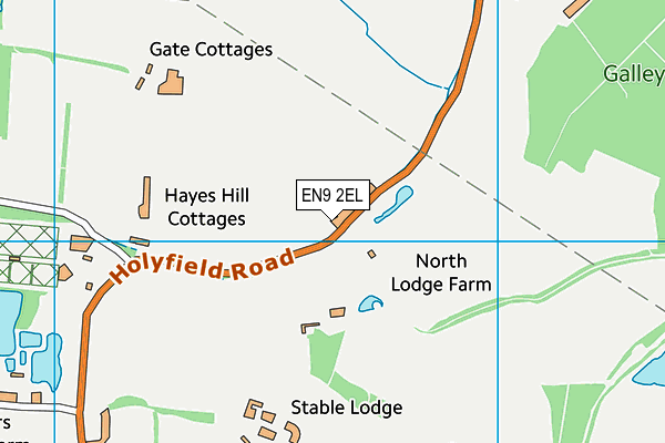 EN9 2EL map - OS VectorMap District (Ordnance Survey) EN9 2EL map - OS VectorMap District (Ordnance Survey)