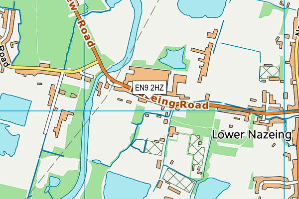 EN9 2HZ map - OS VectorMap District (Ordnance Survey) EN9 2HZ map - OS VectorMap District (Ordnance Survey)