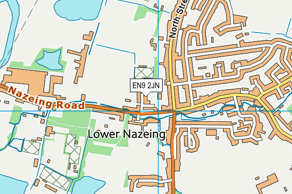 EN9 2JN map - OS VectorMap District (Ordnance Survey) EN9 2JN map - OS VectorMap District (Ordnance Survey)