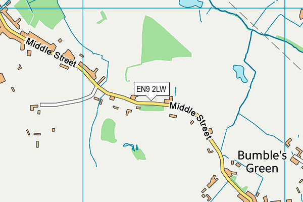 EN9 2LW map - OS VectorMap District (Ordnance Survey) EN9 2LW map - OS VectorMap District (Ordnance Survey)