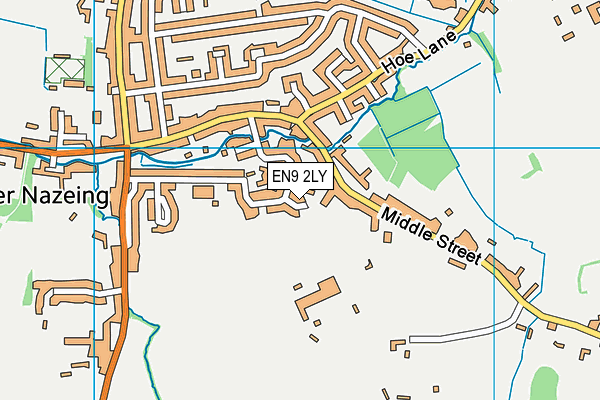 EN9 2LY map - OS VectorMap District (Ordnance Survey) EN9 2LY map - OS VectorMap District (Ordnance Survey)
