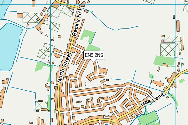 EN9 2NS map - OS VectorMap District (Ordnance Survey) EN9 2NS map - OS VectorMap District (Ordnance Survey)