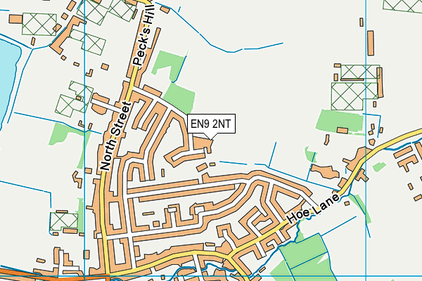 EN9 2NT map - OS VectorMap District (Ordnance Survey) EN9 2NT map - OS VectorMap District (Ordnance Survey)