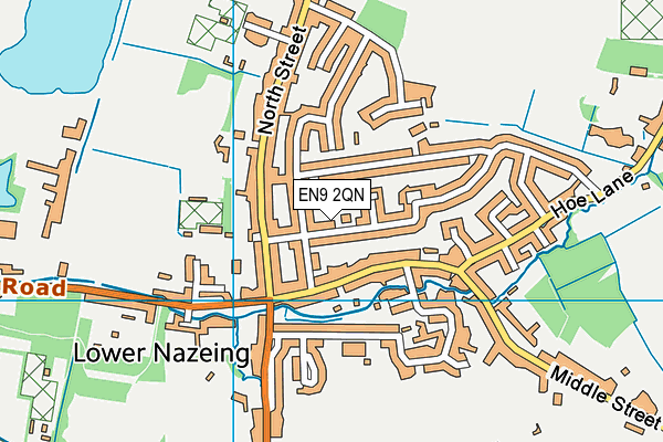 EN9 2QN map - OS VectorMap District (Ordnance Survey) EN9 2QN map - OS VectorMap District (Ordnance Survey)