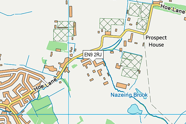 EN9 2RJ map - OS VectorMap District (Ordnance Survey) EN9 2RJ map - OS VectorMap District (Ordnance Survey)