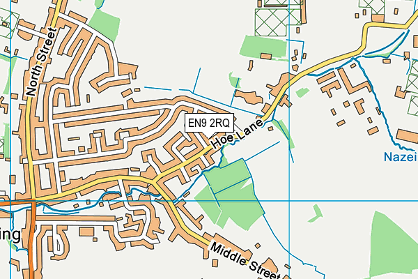 EN9 2RQ map - OS VectorMap District (Ordnance Survey) EN9 2RQ map - OS VectorMap District (Ordnance Survey)