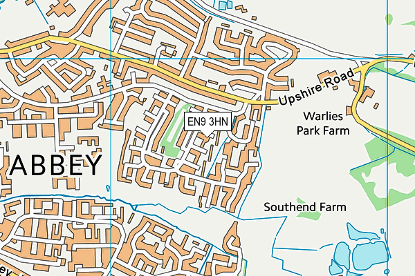 EN9 3HN map - OS VectorMap District (Ordnance Survey) EN9 3HN map - OS VectorMap District (Ordnance Survey)