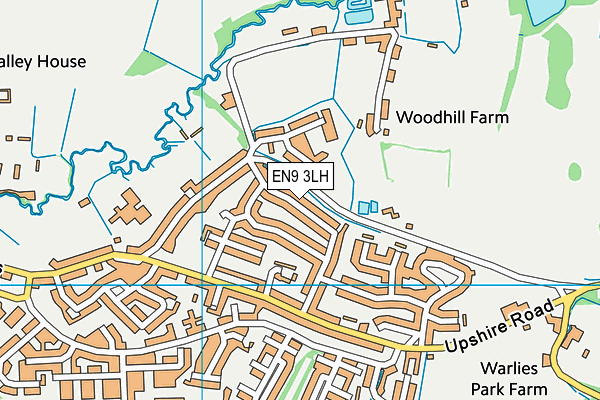 EN9 3LH map - OS VectorMap District (Ordnance Survey) EN9 3LH map - OS VectorMap District (Ordnance Survey)