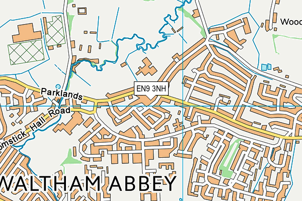 EN9 3NH map - OS VectorMap District (Ordnance Survey) EN9 3NH map - OS VectorMap District (Ordnance Survey)
