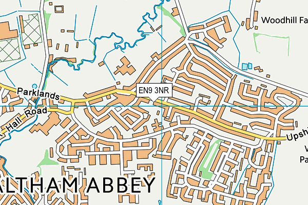 EN9 3NR map - OS VectorMap District (Ordnance Survey) EN9 3NR map - OS VectorMap District (Ordnance Survey)