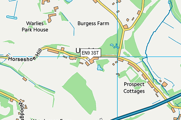 EN9 3ST map - OS VectorMap District (Ordnance Survey) EN9 3ST map - OS VectorMap District (Ordnance Survey)