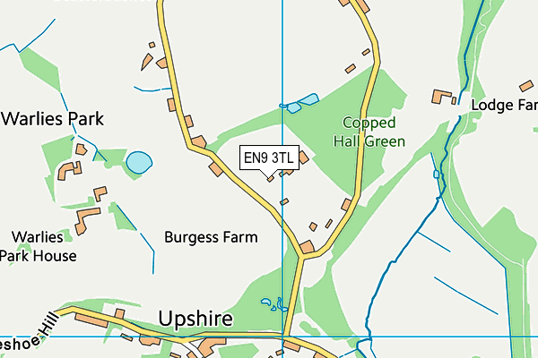 EN9 3TL map - OS VectorMap District (Ordnance Survey) EN9 3TL map - OS VectorMap District (Ordnance Survey)