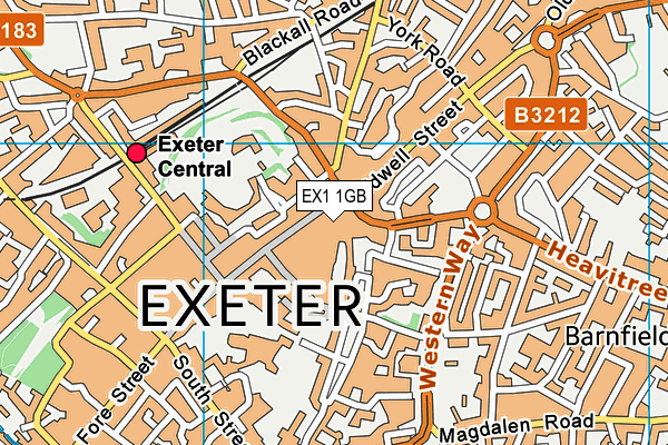EX1 1GB map - OS VectorMap District (Ordnance Survey) EX1 1GB map - OS VectorMap District (Ordnance Survey)