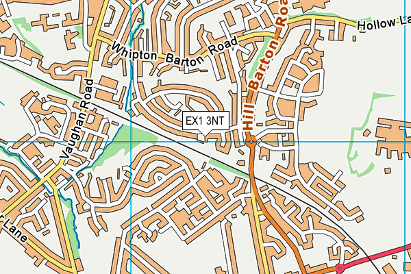 EX1 3NT map - OS VectorMap District (Ordnance Survey) EX1 3NT map - OS VectorMap District (Ordnance Survey)