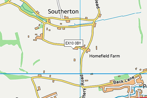EX10 0BY map - OS VectorMap District (Ordnance Survey) EX10 0BY map - OS VectorMap District (Ordnance Survey)