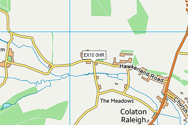 EX10 0HR map - OS VectorMap District (Ordnance Survey) EX10 0HR map - OS VectorMap District (Ordnance Survey)