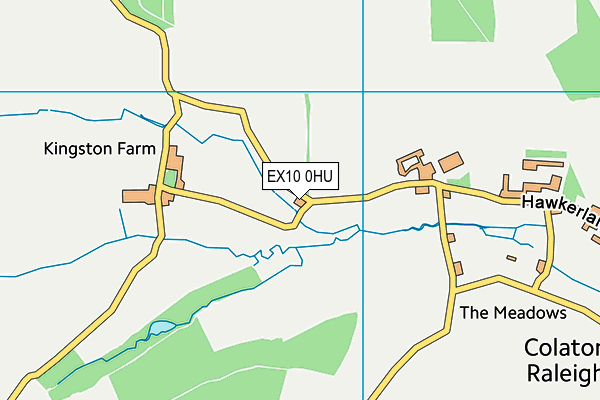 EX10 0HU map - OS VectorMap District (Ordnance Survey) EX10 0HU map - OS VectorMap District (Ordnance Survey)