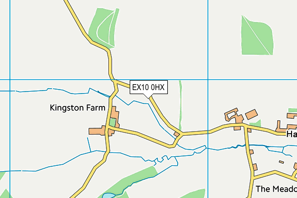 EX10 0HX map - OS VectorMap District (Ordnance Survey) EX10 0HX map - OS VectorMap District (Ordnance Survey)