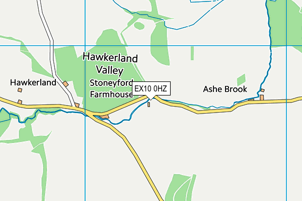 EX10 0HZ map - OS VectorMap District (Ordnance Survey) EX10 0HZ map - OS VectorMap District (Ordnance Survey)