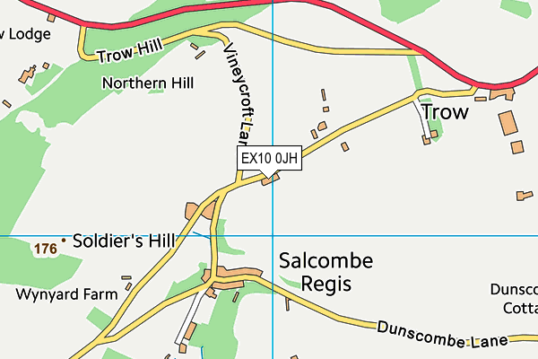 EX10 0JH map - OS VectorMap District (Ordnance Survey) EX10 0JH map - OS VectorMap District (Ordnance Survey)