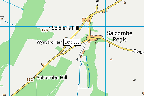 EX10 0JL map - OS VectorMap District (Ordnance Survey) EX10 0JL map - OS VectorMap District (Ordnance Survey)