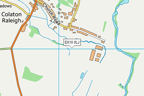 EX10 0LJ map - OS VectorMap District (Ordnance Survey) EX10 0LJ map - OS VectorMap District (Ordnance Survey)