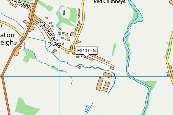 EX10 0LN map - OS VectorMap District (Ordnance Survey) EX10 0LN map - OS VectorMap District (Ordnance Survey)