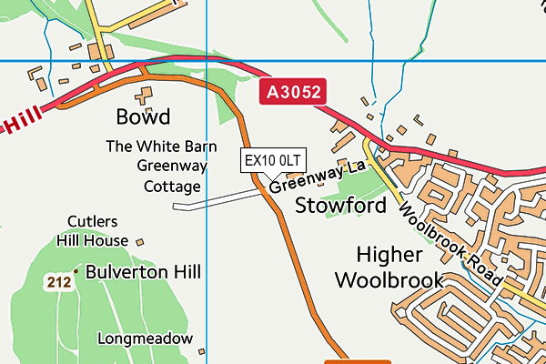 EX10 0LT map - OS VectorMap District (Ordnance Survey) EX10 0LT map - OS VectorMap District (Ordnance Survey)