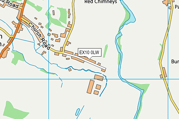 EX10 0LW map - OS VectorMap District (Ordnance Survey) EX10 0LW map - OS VectorMap District (Ordnance Survey)