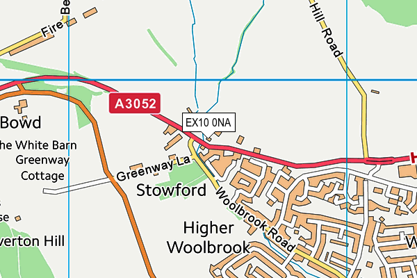 EX10 0NA map - OS VectorMap District (Ordnance Survey) EX10 0NA map - OS VectorMap District (Ordnance Survey)
