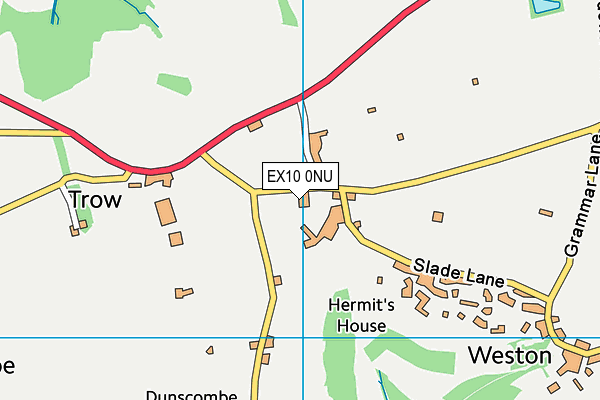 EX10 0NU map - OS VectorMap District (Ordnance Survey) EX10 0NU map - OS VectorMap District (Ordnance Survey)
