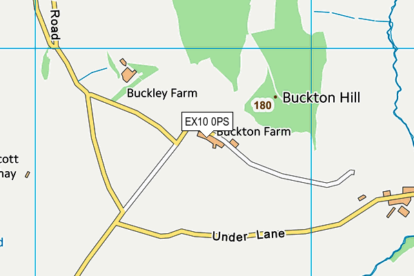 EX10 0PS map - OS VectorMap District (Ordnance Survey) EX10 0PS map - OS VectorMap District (Ordnance Survey)